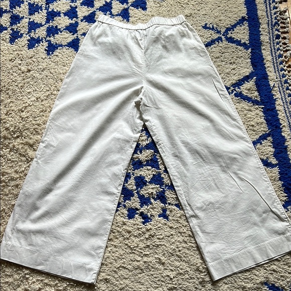 Banana Republic White Pleated Trousers Size 4 - Picture 4 of 6